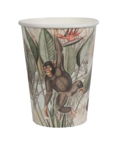 Gobelet jetable jungle tropicale