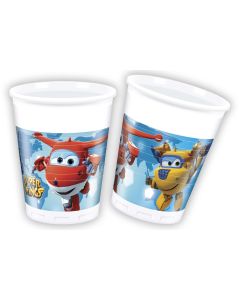 8 gobelets en plastique Super wings à prix discount