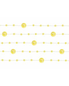 Guirlande de perles 1m30 – jaune