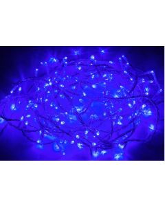 Guirlande clignotante 180 leds bleues cable transparent à prix discount