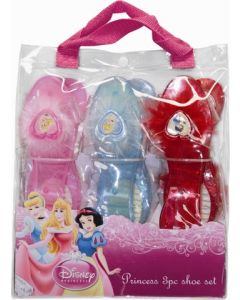 3 paires de chaussures Princesses Disney - Aurore, Cendrillon & Blanche Neige