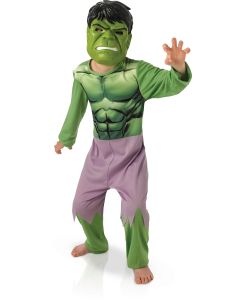 Costume + masque Hulk - 3 à 6 ans