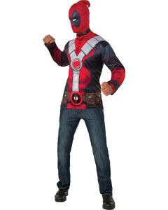 T-Shirt avec cagoule Deadpool - Taille Unique