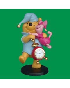 Winnie l'Ourson et Porcinet avec un réveil