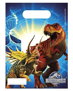 6 Sacs cadeaux Jurassic World 