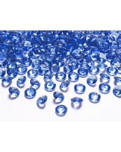 Diamant rond bleu roy - Ø 1,2 cm