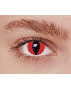 Lentilles de contact - chat - rouge