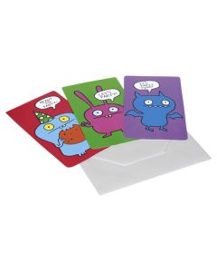 Lot 6 cartes d’invitations anniversaire Ugly Dolls