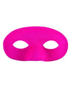 Masque de loup en tissu domino fuschia à prix foux