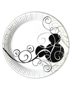 25 assiettes Mickey Black & White 