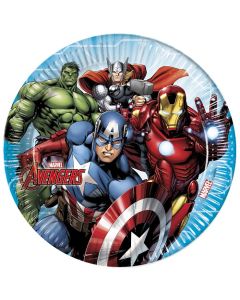 8 Assiettes Avengers - 23 cm