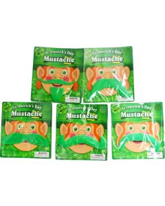 Moustache Saint Patrick - verte