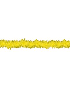 Boa de plumes - jaune