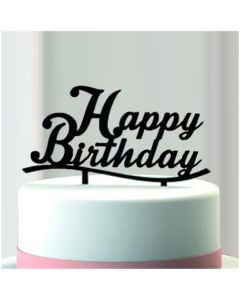 Décoration gâteau "Happy Birthday"