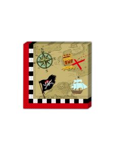 20 serviettes Pirate