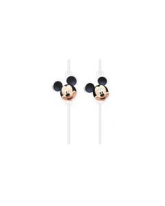 Paille médaillon mickey