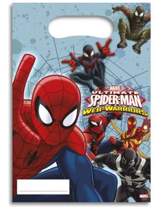 6 pochettes Spiderman Web Warriors