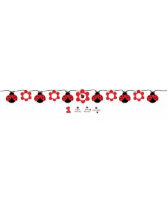 Guirlande à fanions coccinelle et stickers
