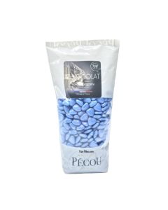 Dragées PECOU petits cœurs bleu lagon 500GR