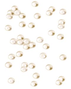 Perles de pluie - ivoire