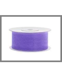 Ruban organdi 38 mm - lilas