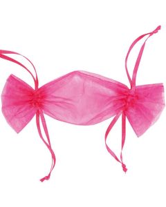 x 6 sachet dragées bonbon fuchsia