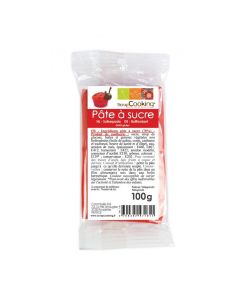 Pâte à sucre rouge