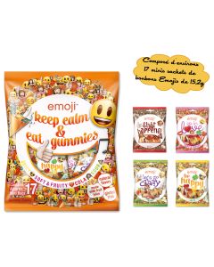 Bonbons emoji party mix - 300g, sans gluten