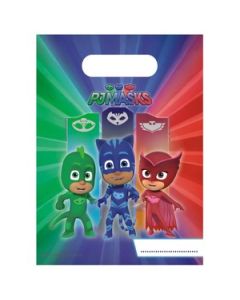 6 sacs cadeaux Pyjamasques