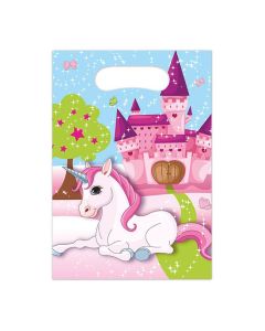 6 sacs de fête licorne