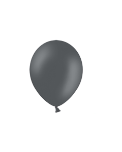 100 Ballons gris foncé 27 cm