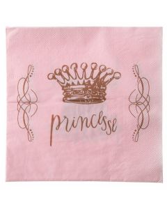 Serviettes en papier princesse 