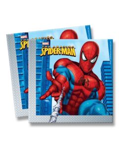 20 serviettes en papier 33x33cm – Spiderman