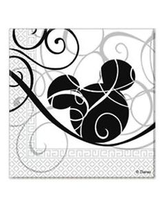 Serviettes Mickey arabesque - x20