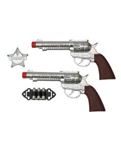 Set 2 pistolets cowboy - 21 cm x 10 cm