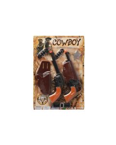 Set 2 pistolets cowboy - 30 cm x 12 cm