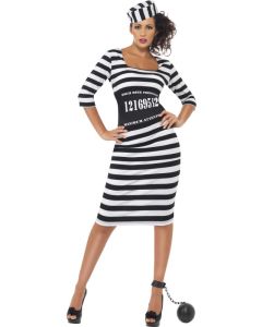 Déguisement femme prisonnière – Taille L