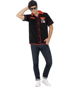 Chemise homme bowling années 50