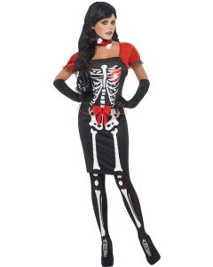 Costume femme squelette