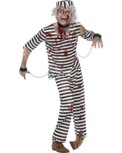 Déguisement adulte zombie prisonnier