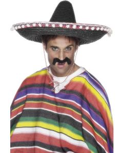 Sombrero mexicain noir