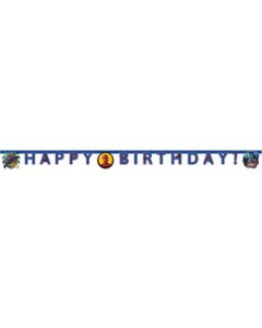 guirlande happy birthday spiderman