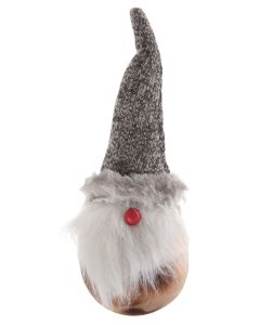 Tête Père Noël naturel