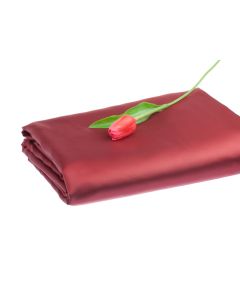 Tissu en satin - bordeaux