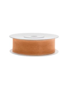 Ruban soie 19 mm - orange