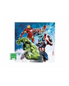 x20 Serviettes Avengers compost