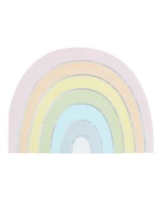 serviettes de table arc-en-ciel x16