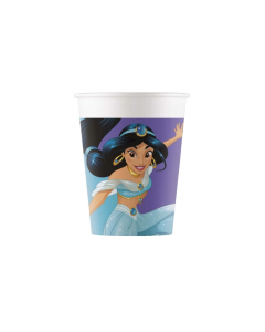 8 Gobelets en carton Princesse Jasmine