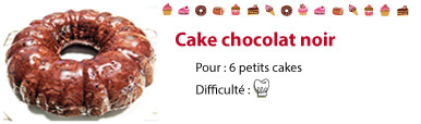 recette cake chocolat noir