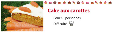 recette carrot cake